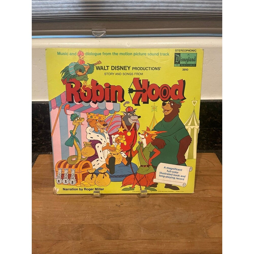 Disneyland vinyl- Robin Hood Story  (3810) - Vinyl LP